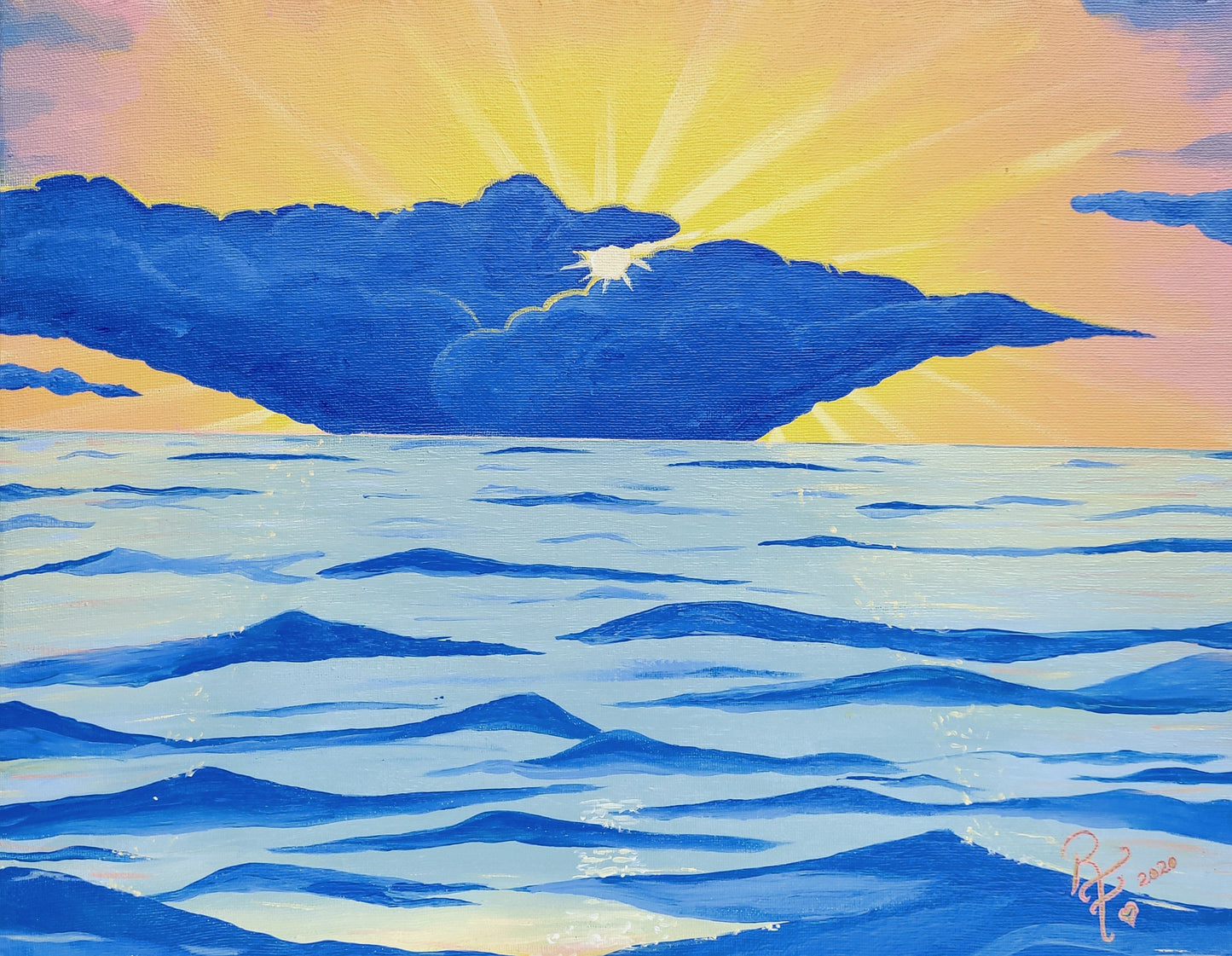 Nature on Canvas | Sunrise Wall Art | ReiCreations Art