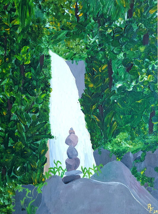 Waterfall Wall Art | Waterfall Canvas Wall Art | ReiCreations Art