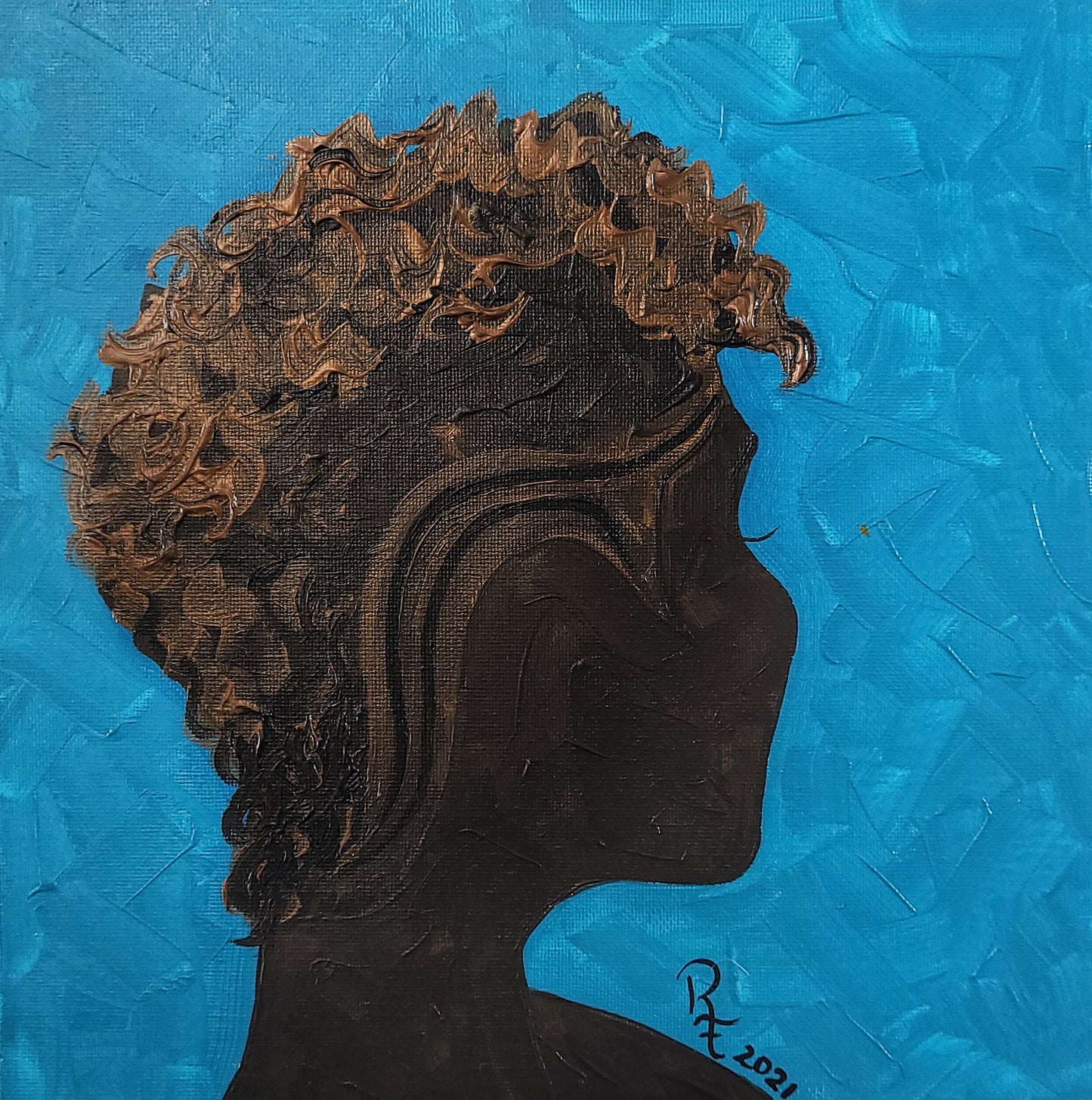 Women's Hair Original Artwork | Original Artwork | ReiCreations Art