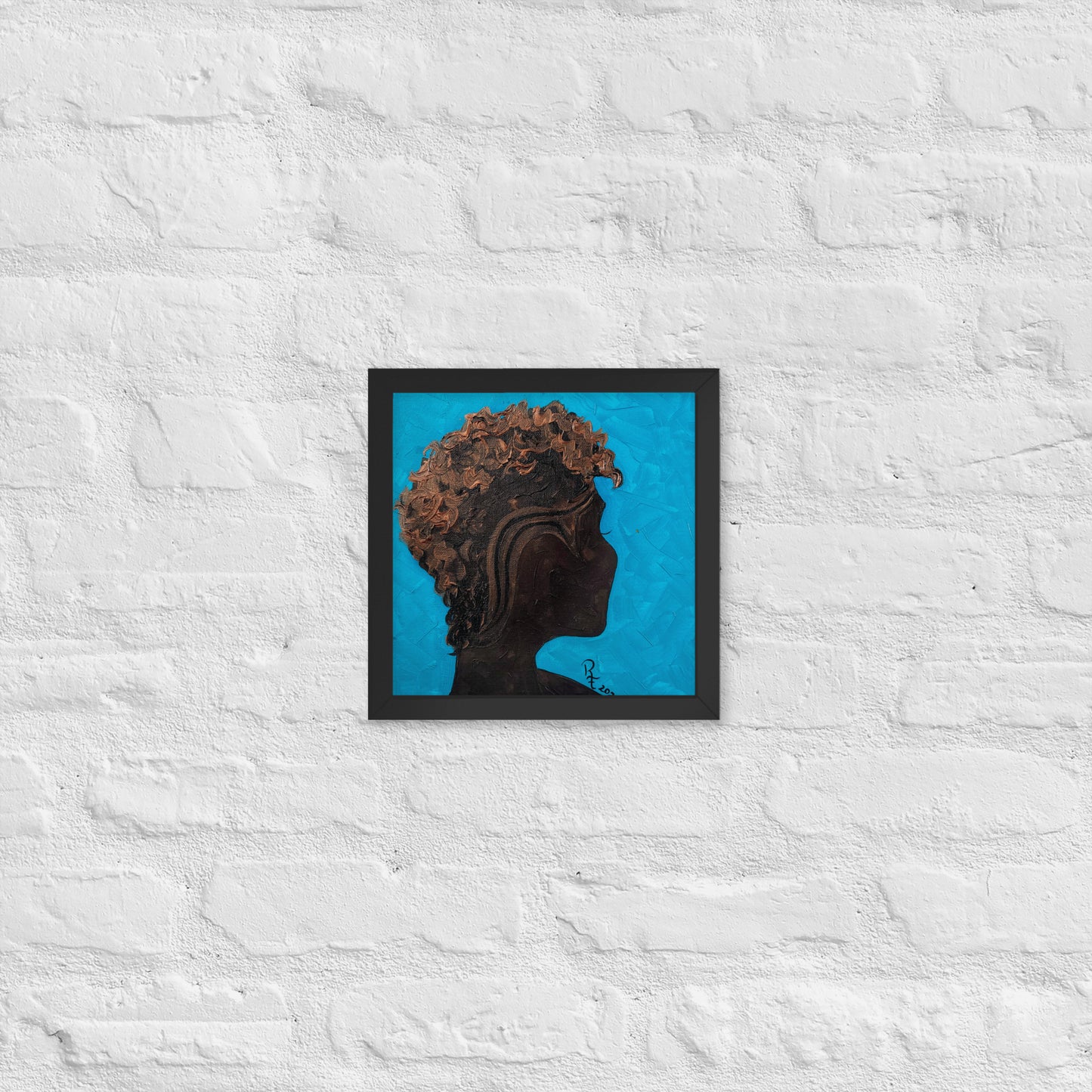 Women's Hair Wall Art | Textured Hair Art | ReiCreations Art