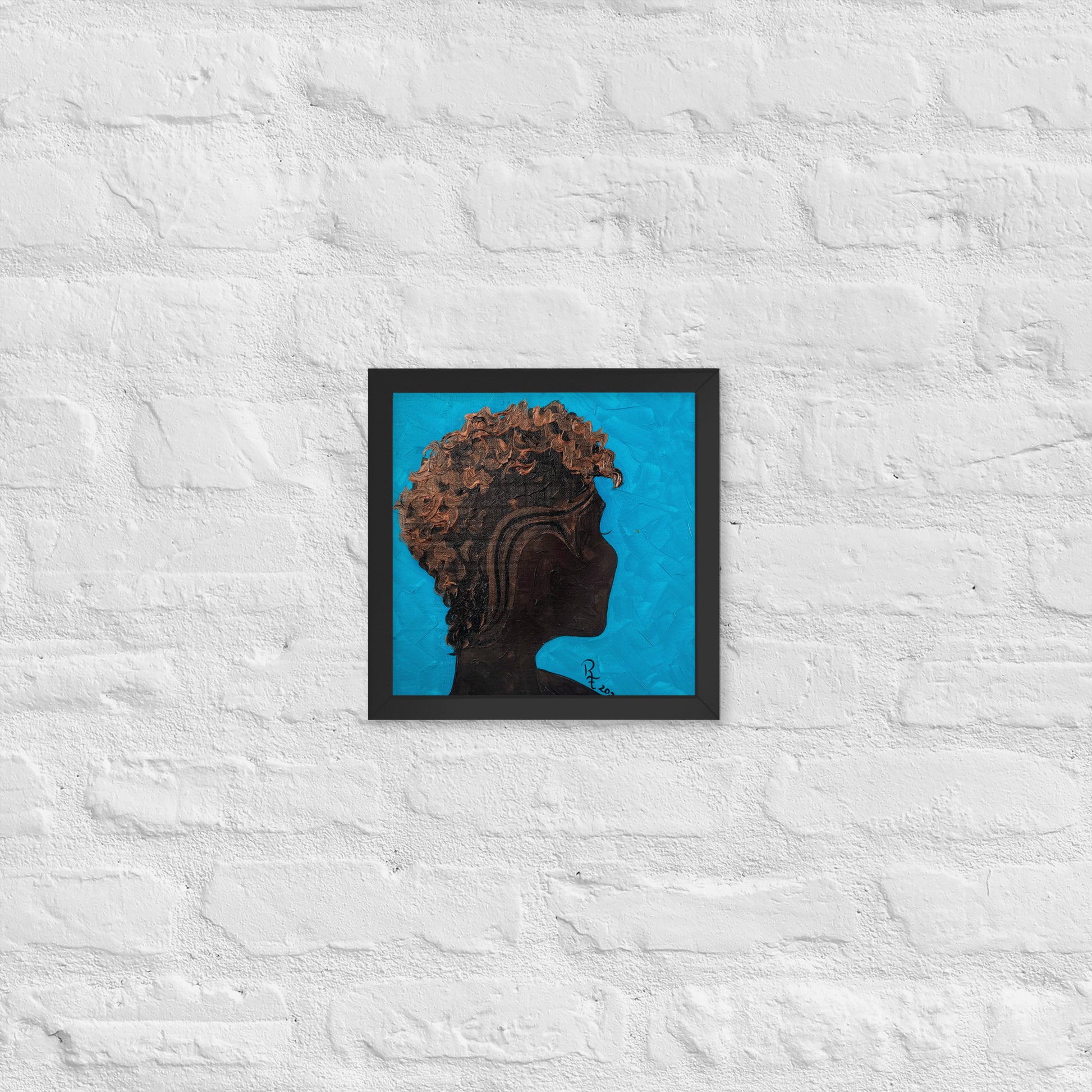 Women's Hair Wall Art | Textured Hair Art | ReiCreations Art