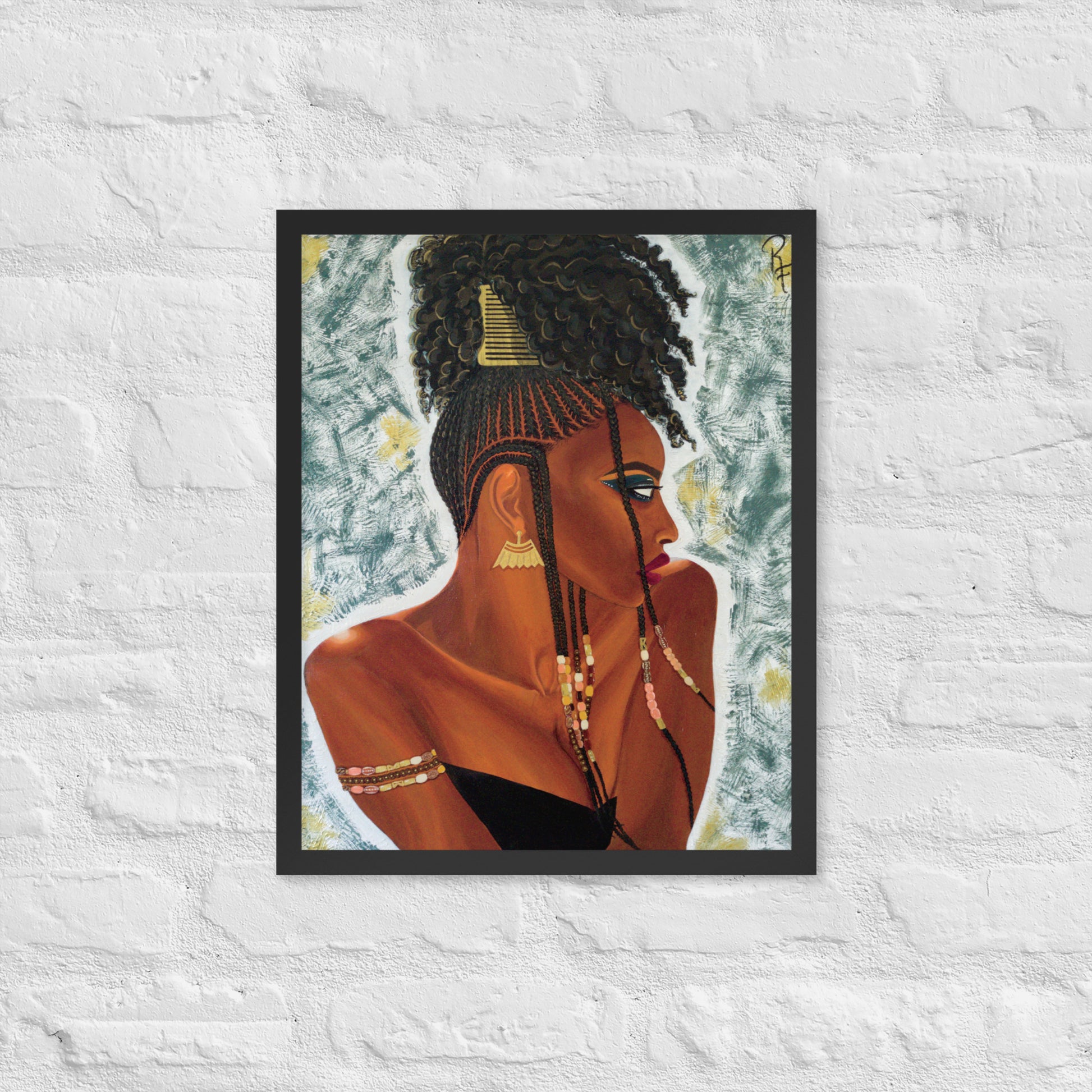 Black Women Art Prints | Black Women Canvas Art | ReiCreations Art