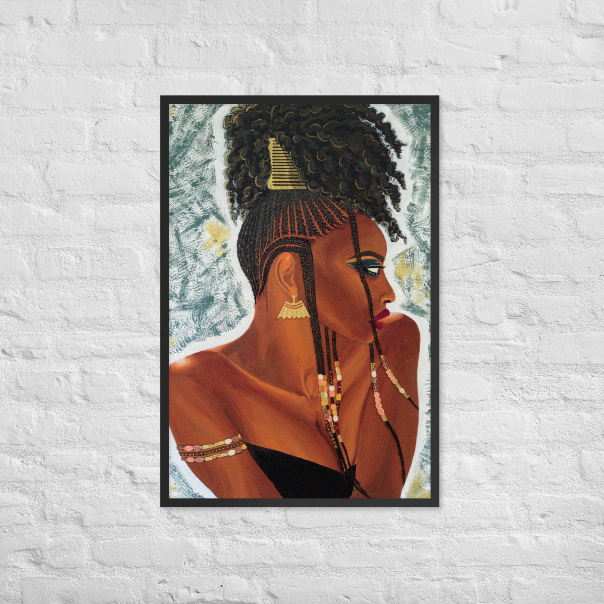 Black Women Art Prints | Black Women Canvas Art | ReiCreations Art