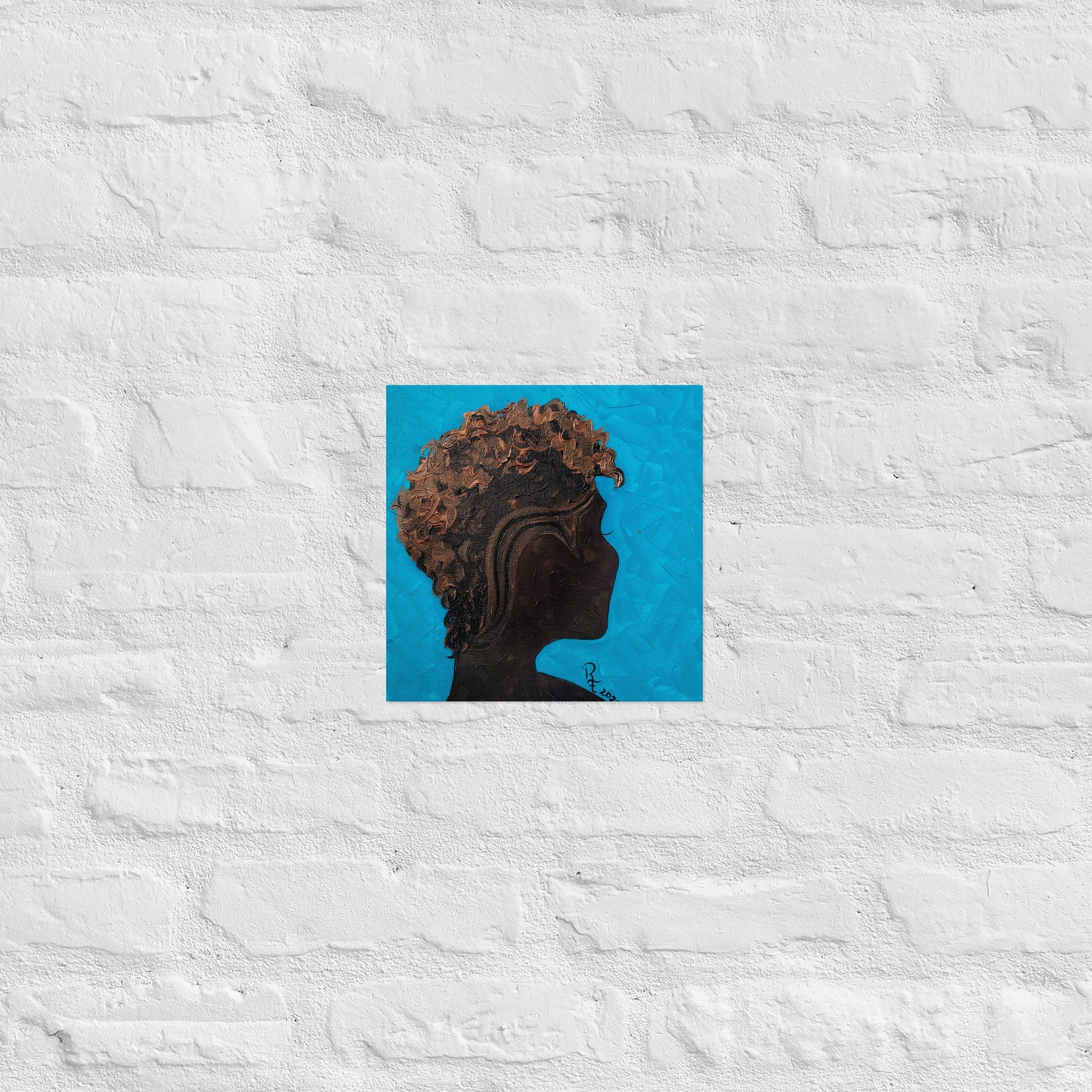 Women's Hair Wall Art | Textured Hair Art | ReiCreations Art