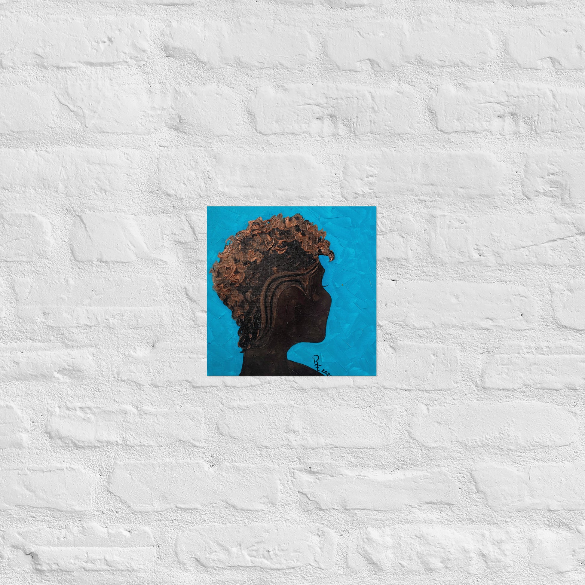 Women's Hair Wall Art | Textured Hair Art | ReiCreations Art
