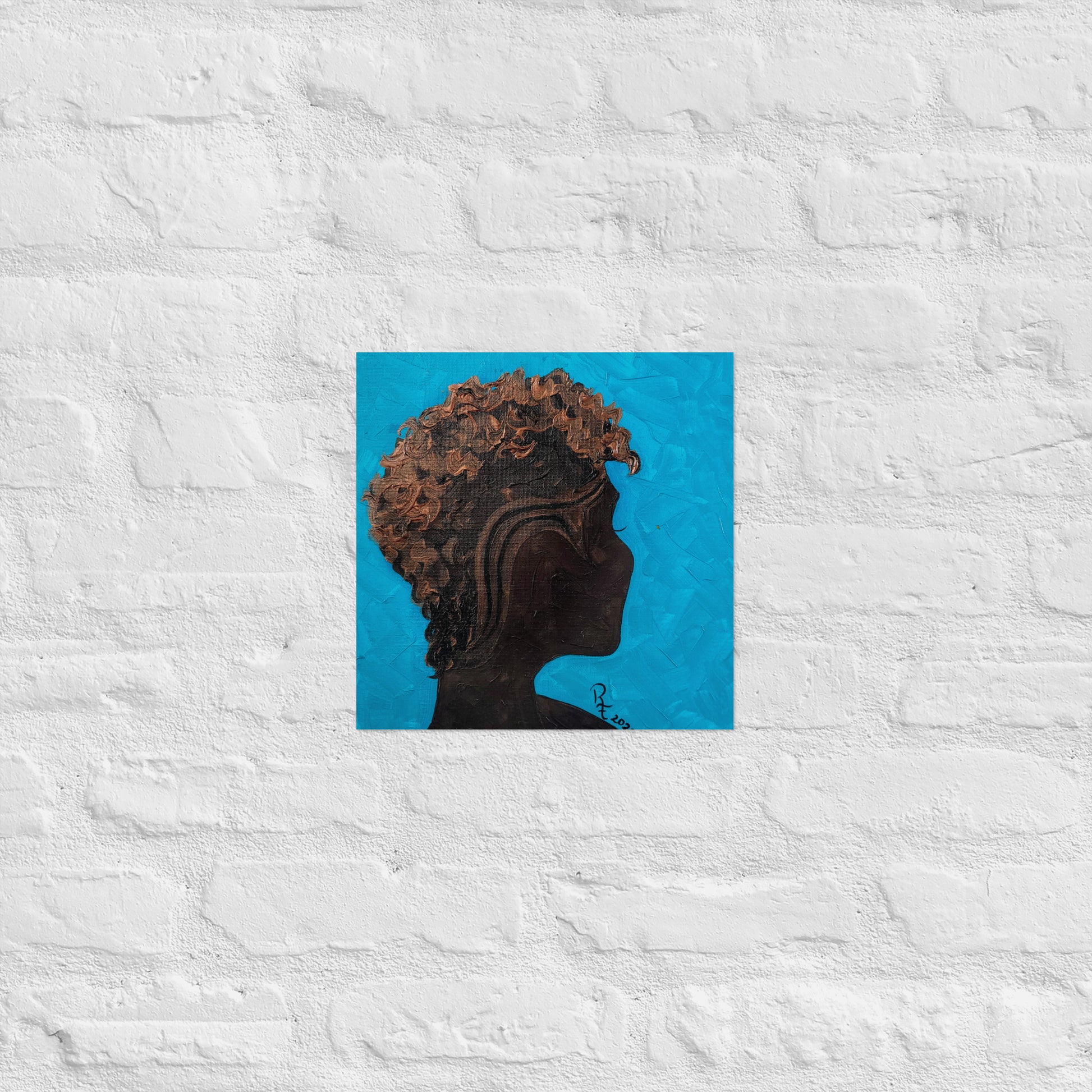 Women's Hair Wall Art | Textured Hair Art | ReiCreations Art