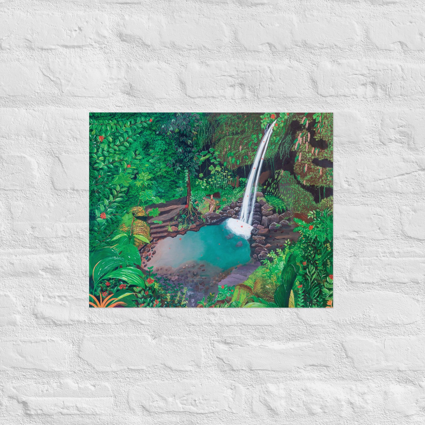Emerald Pool Art Prints | Emerald Pool Art | ReiCreations Art