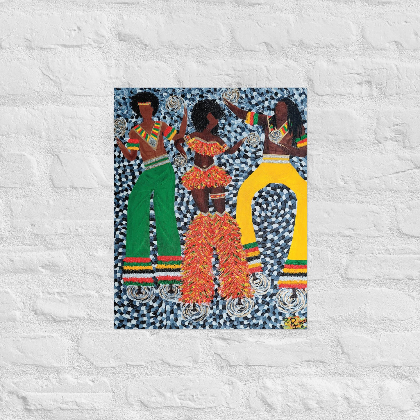 Moko Jumbies Art Prints | Moko Jumbies Art | ReiCreations Art