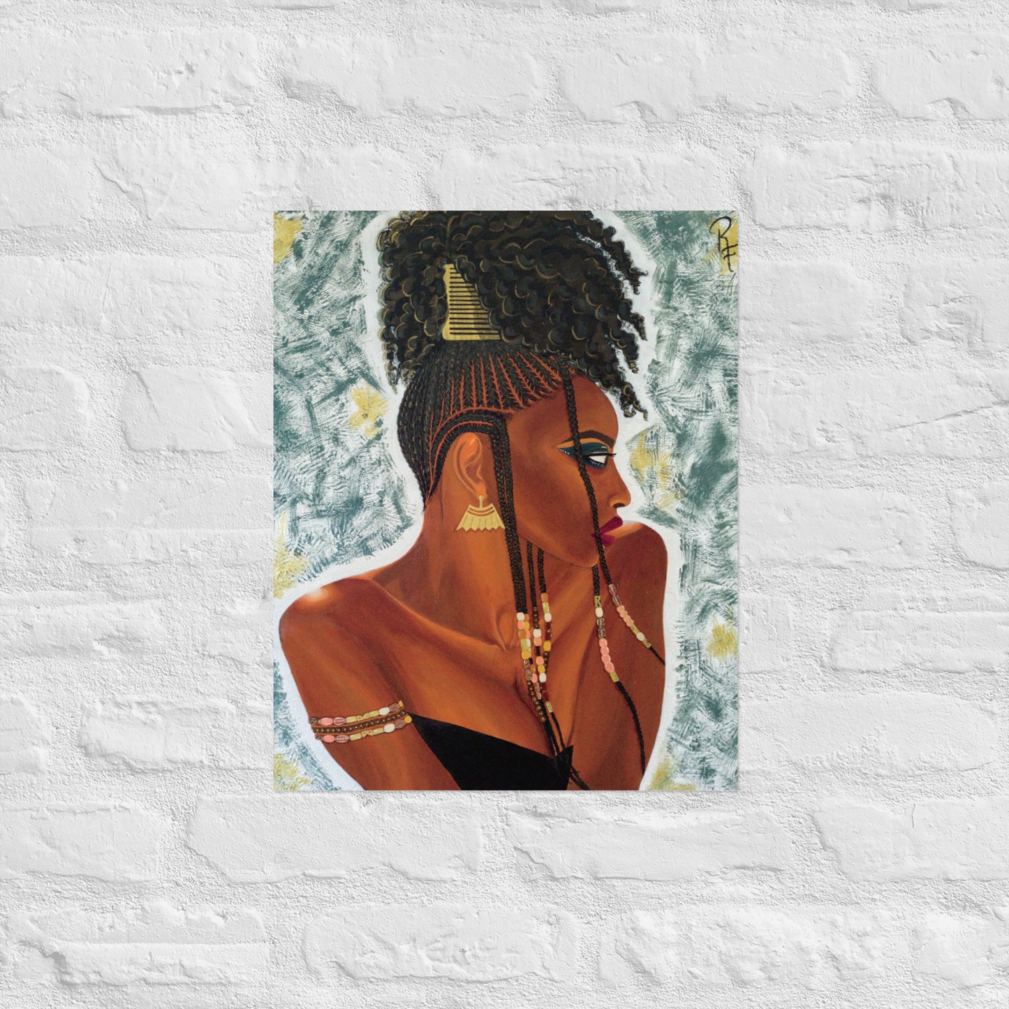 Black Women Art Prints | Black Women Canvas Art | ReiCreations Art