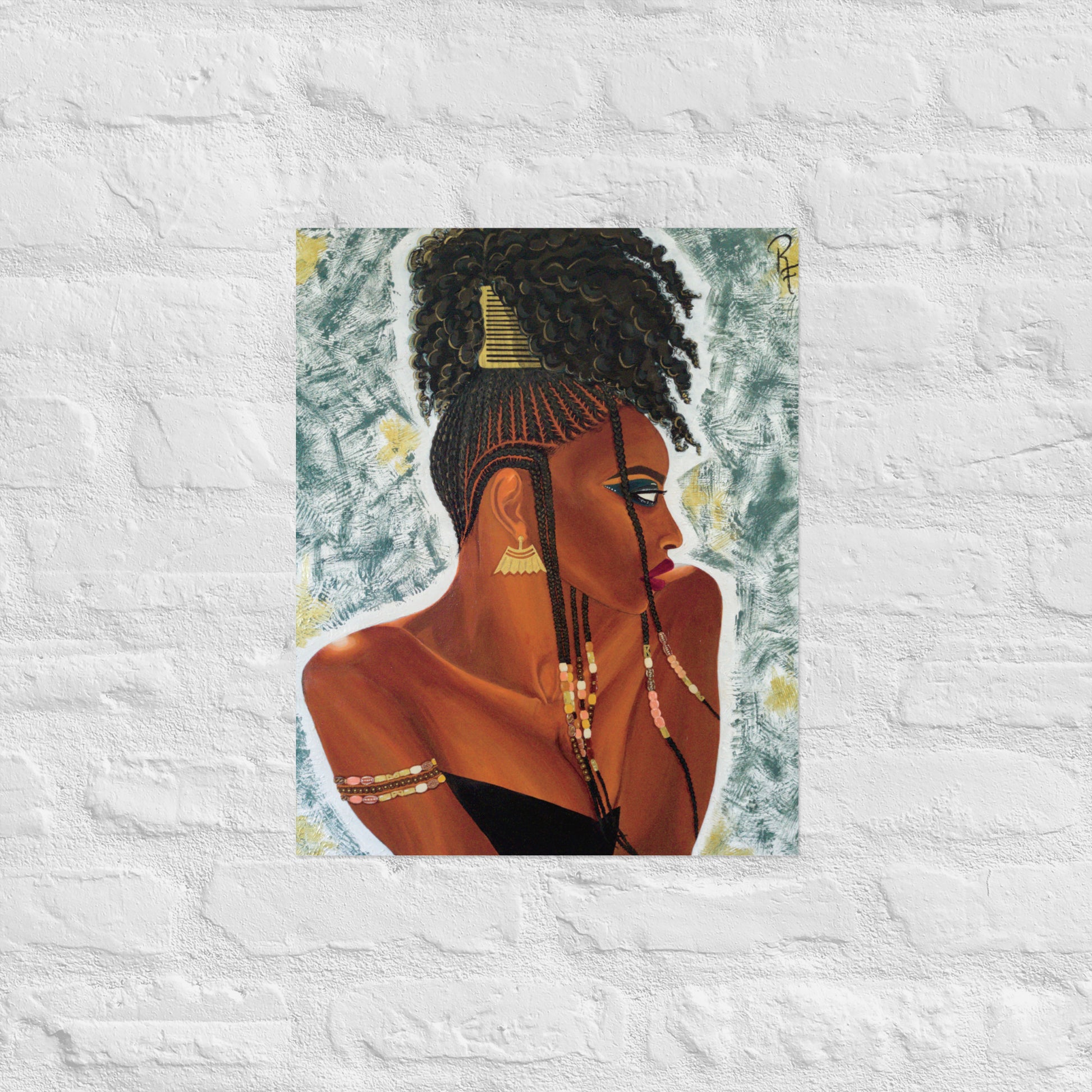 Black Women Art Prints | Black Women Canvas Art | ReiCreations Art