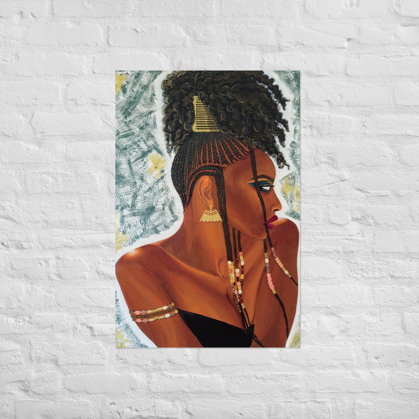 Black Women Art Prints | Black Women Canvas Art | ReiCreations Art