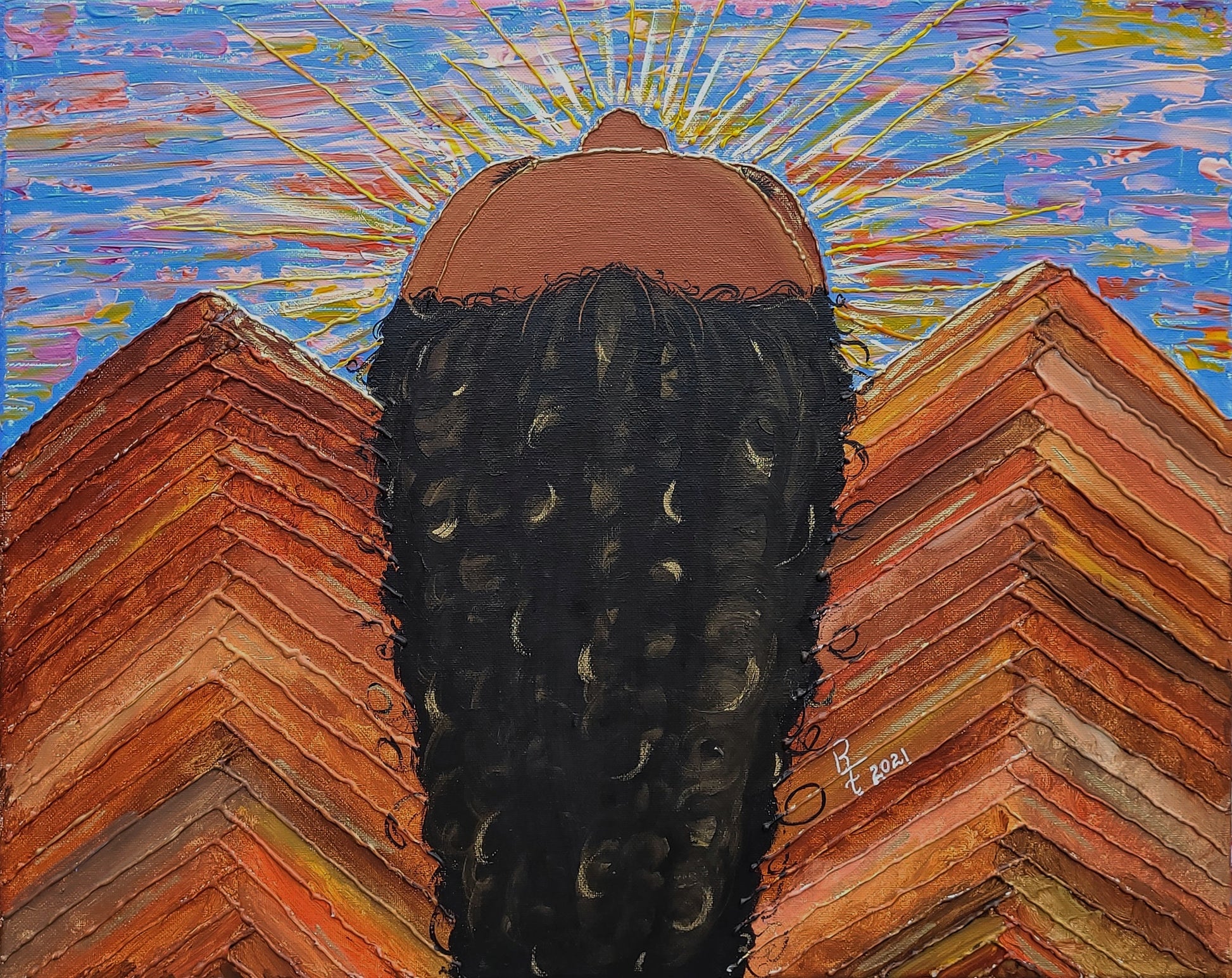 Women's Hair Art | Black Hair Art | ReiCreations Art