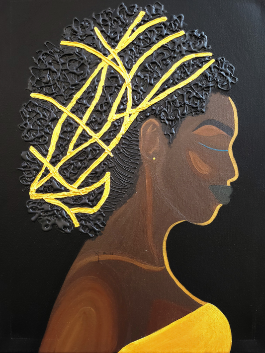 Women's Hair Original Art | Women's Hair Art | ReiCreations Art