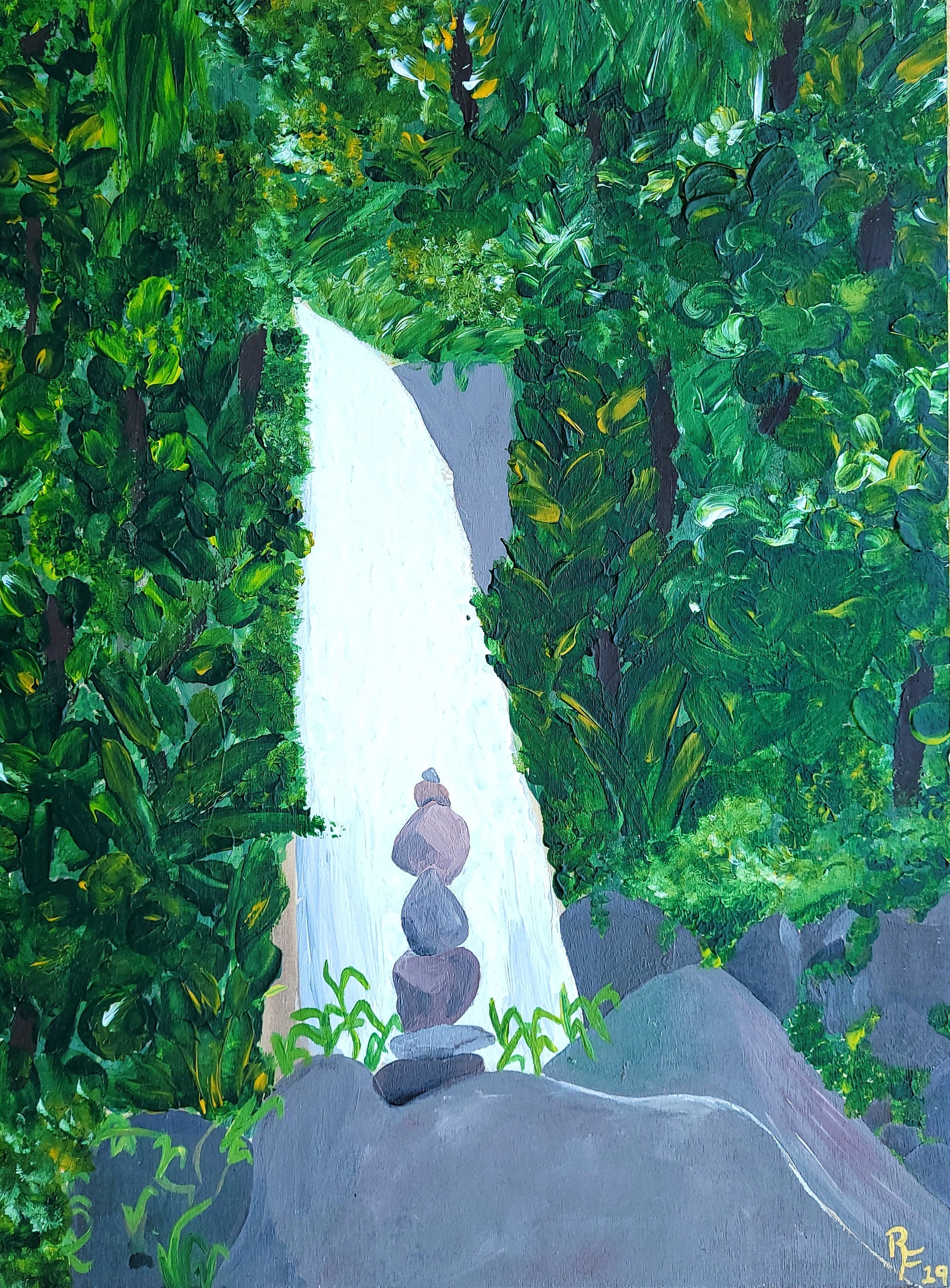Waterfall Wall Art | Waterfall Canvas Wall Art | ReiCreations Art