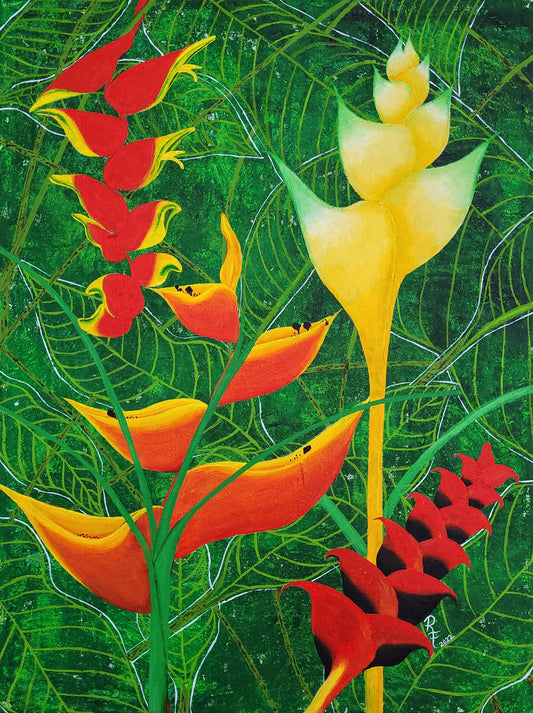 Tropical Flower Art | Beautiful Tropical Art | ReiCreations Art