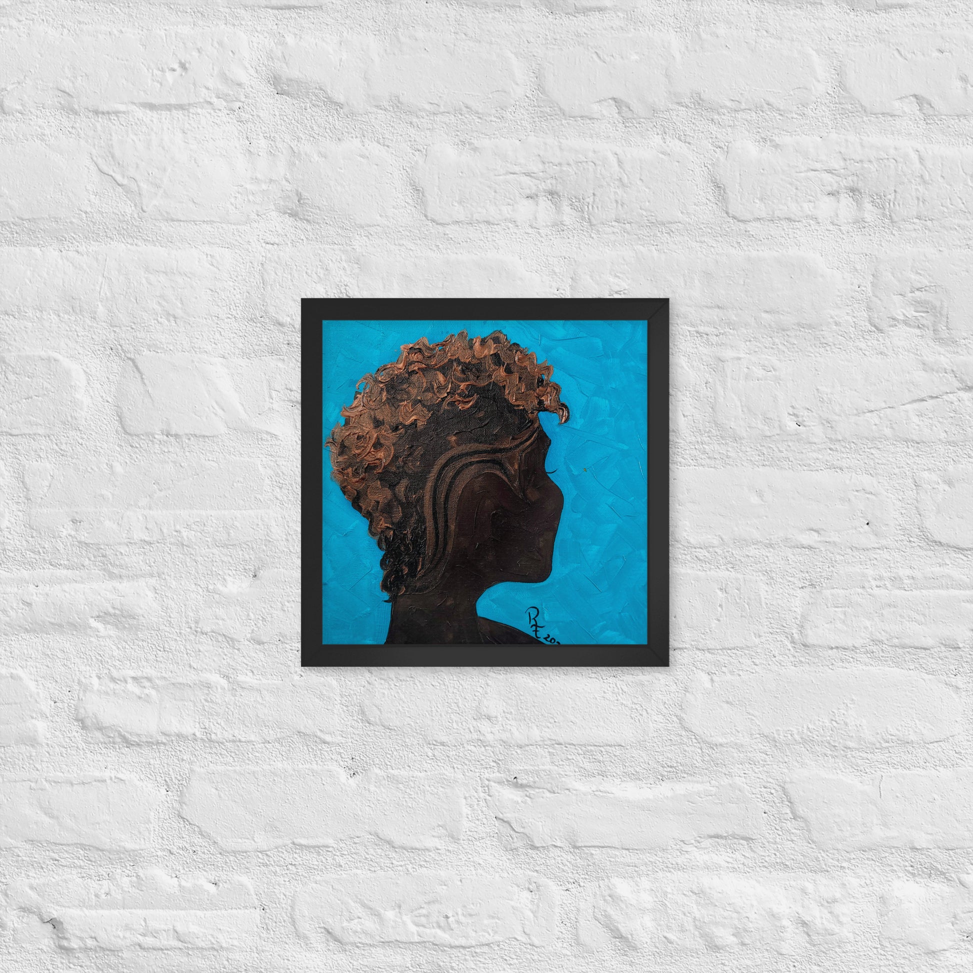 Women's Hair Wall Art | Textured Hair Art | ReiCreations Art
