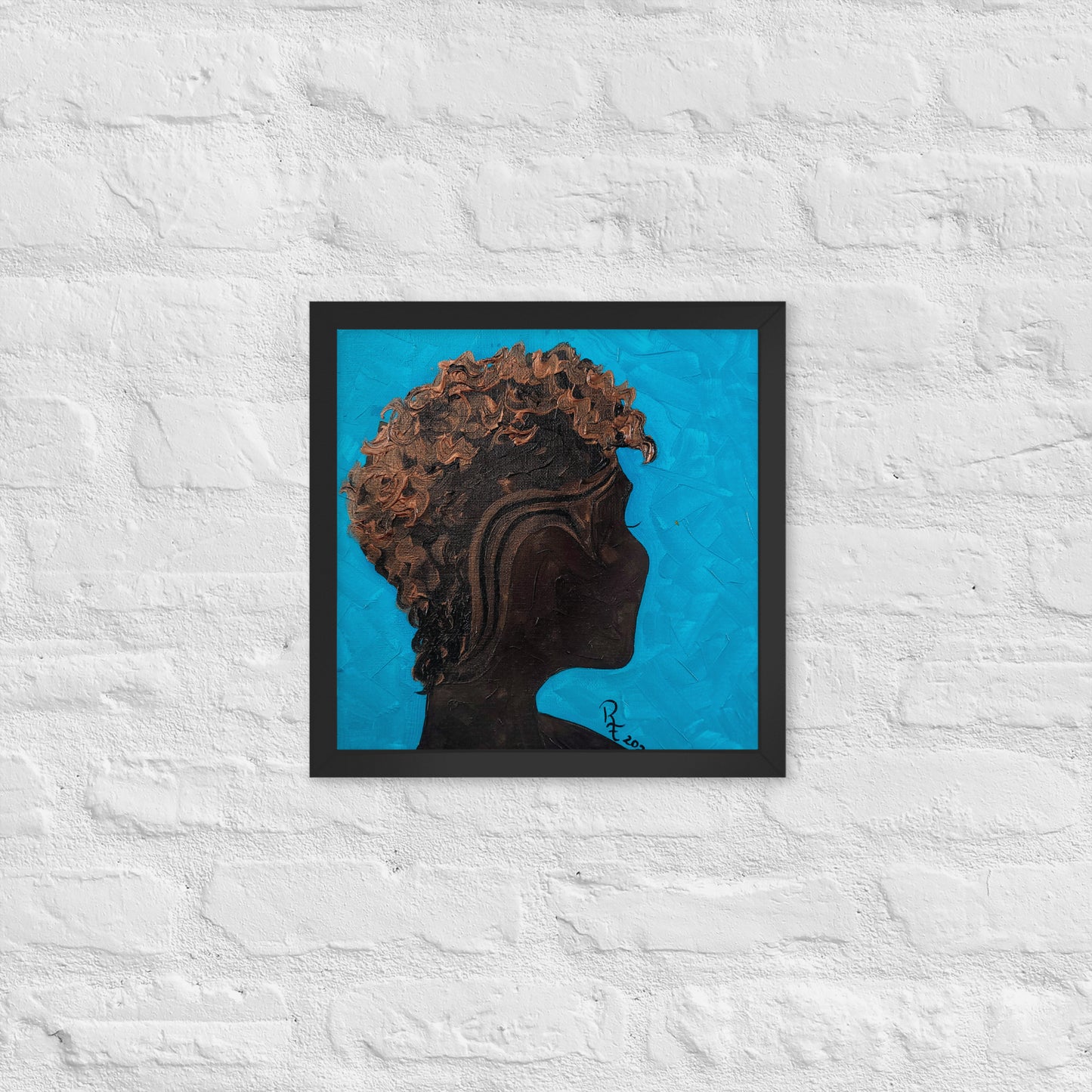 Women's Hair Wall Art | Textured Hair Art | ReiCreations Art